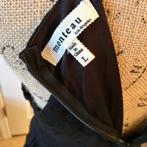 NWT - Black MONTEAU Lace Dress  – Size Large - Picture 8 of 8